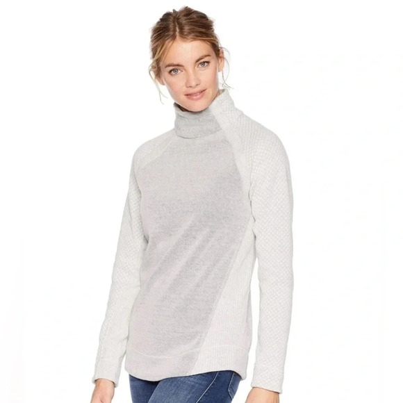 WOMEN'S PRANA | BRANDIE WOOL BLEND SWEATER | Gray | Size S - Picture 1 of 7